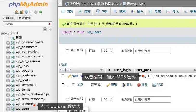 WordPress 后台密码忘记后,重置找回密码的 N 种方法-九二分享